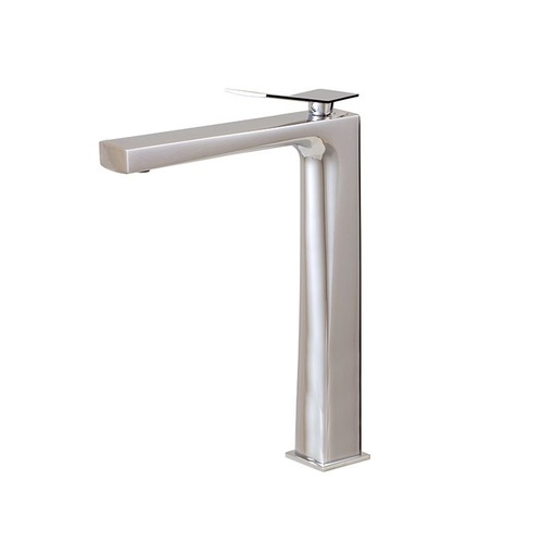 [AQB-19020BN] Aquabrass 19020 Chicane Tall Single Hole Lavatory Faucet Brushed Nickel