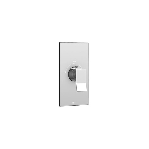 [AQB-S3076PC] Aquabrass S3076 Chicane Square Trim Set For Thermostatic Valves 12000 And 3000 Polished Chrome