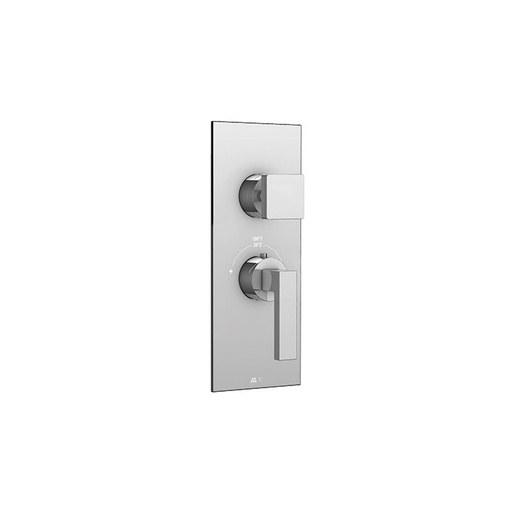 [AQB-S3184PC] Aquabrass S3184 B Jou Square Trim Set For Thermostatic Valve 12001 Polished Chrome