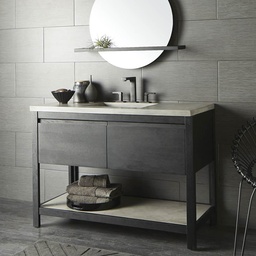 [NT-VNO488-A] Native Trails VNO488 48&quot; Solace Vanity in Midnight Oak with Ash Shelf