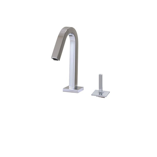 [AQB-X7702PC] Aquabrass X7702 Xsquare 2 Piece Lavatory Faucet With Side Joystick Polished Chrome