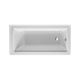 [DUR-700355000000090] Duravit 700355 Architec Bathtub With Panel Height 19 1/4 White [60&quot;x30&quot;]; Drain Right