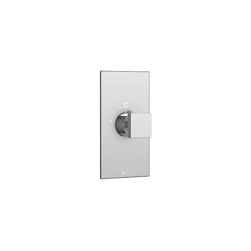 [AQB-S3095BN] Aquabrass S3095 Square Trim Set For 12000 1/2 And 3000 3/4 Thermostatic Valves Brushed Nickel