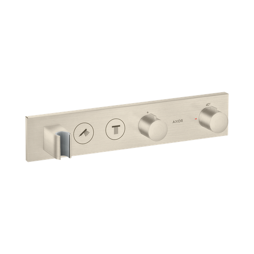 [HAN-18355821] Hansgrohe 18355821 Axor Thermostatic Module Trim Brushed Nickel