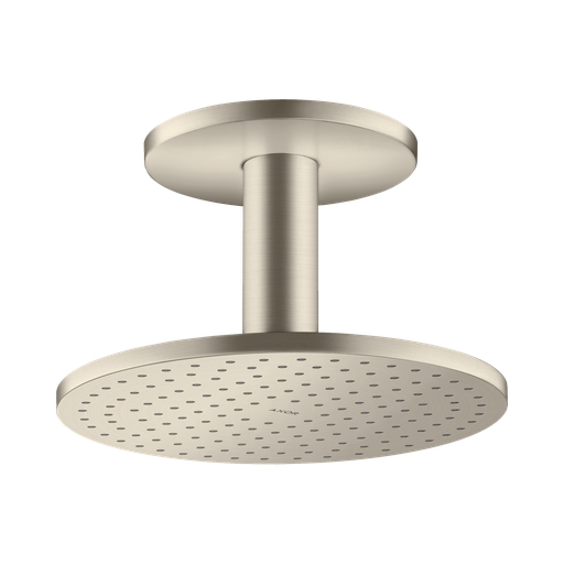 [HAN-35365821] Hansgrohe 35365821 Axor Showerhead 250 2-Jet with Ceiling Connection Brushed Nickel