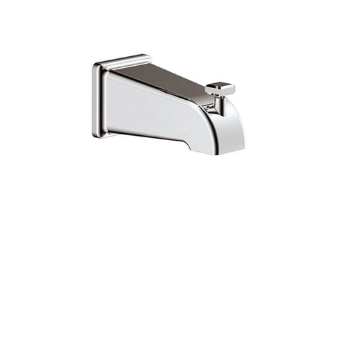 [AQB-10232PC] Aquabrass 10232 Tub Spouts 5 1/2 Square Tub Spout With Diverter Polished Chrome