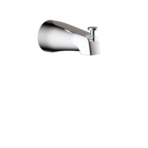 [AQB-10332PC] Aquabrass 10332 Tub Spouts 5 1/4 Round Tub Spout With Diverter Polished Chrome