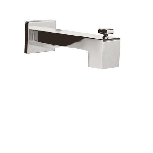 [AQB-11632PC] Aquabrass 11632 Tub Spouts 5 1/4 Square Tub Spout With Diverter Polished Chrome