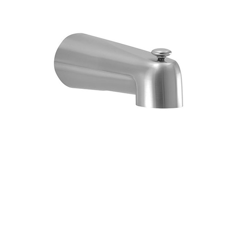 [AQB-11812PC] Aquabrass 11812 Tub Spouts 7 Round Tub Spout With Diverter Polished Chrome