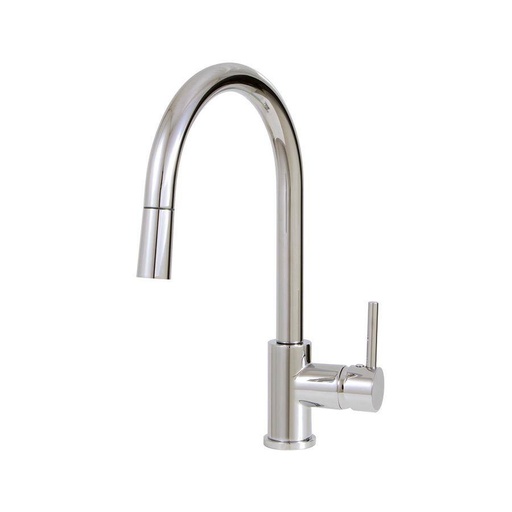 [AQB-3345NPC] Aquabrass 3345N Pull Down Single Stream Mode Kitchen Faucet Chrome