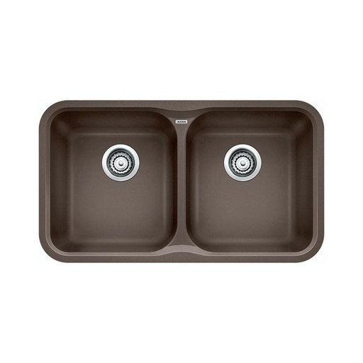 [BLA-400376] Blanco 400376 Vision U 2 Double Undermount Kitchen Sink