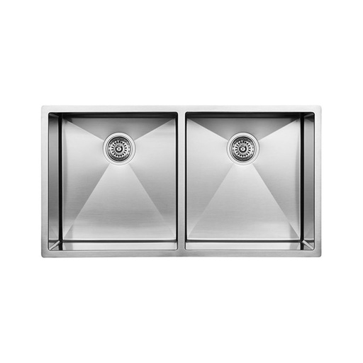 [BLA-400452] Blanco 400452 Radius 10 U 2 Double Undermount Kitchen Sink