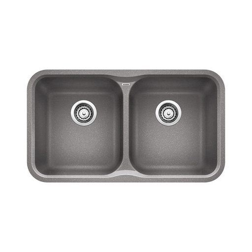 [BLA-401678] Blanco 401678 Vision U 2 Double Undermount Kitchen Sink