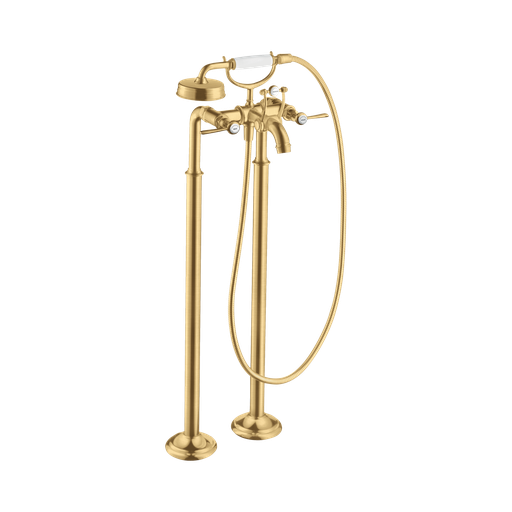 [HAN-16563251] Hansgrohe 16563251 Axor Montreux 2-Handle Freestanding Tub Filler Trim Brushed Gold Optic