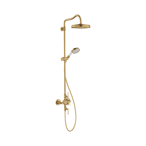 [HAN-16574251] Hansgrohe 16574251 Axor Montreux Showerpipe 240 1-Jet Brushed Gold Optic