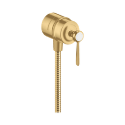 [HAN-16883251] Hansgrohe 16883251 Axor Montreux Wall Outlet with Check Valves Brushed Gold Optic