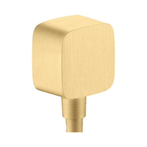 [HAN-36731251] Hansgrohe 36731251 Axor Wall Outlet Softcube With Check Valves Brushed Gold Optic